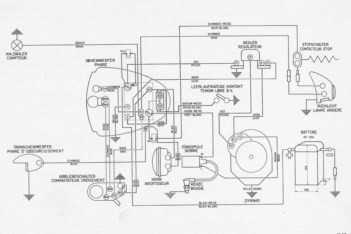 Condor A 250 bis Jg. 1968 / Baugruppe 16